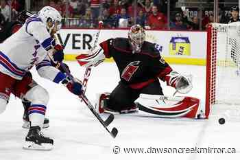 Smith, Raanta, Hurricanes top Rangers for 2-0 series lead - Dawson Creek Mirror