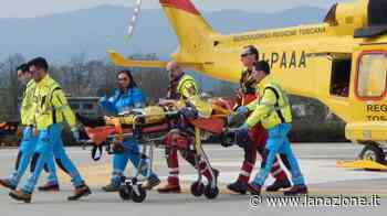 Motociclista ventenne cade in prova: portato con il Pegaso a Siena - LA NAZIONE