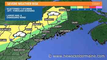 WEATHER UPDATE: Severe thunderstorm risk expanded in Maine - NewsCenterMaine.com WCSH-WLBZ