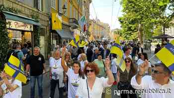 Elezioni, la Lega in corteo per la sicurezza a Parma: "Ripristineremo i vigili di quartiere" - La Repubblica