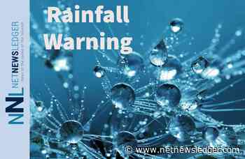 May 20, 2022 - Rainfall Warning for Dryden - Vermilion Bay - Ignace - Net Newsledger