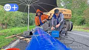 Wermsdorfer Straße bei Oschatz für Verkehr gesperrt - Leipziger Volkszeitung