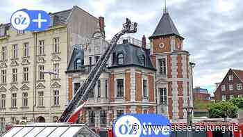 OZ live aus Stralsund: Großeinsatz von Polizei und Feuerwehr am Frankenwall - Ostsee Zeitung