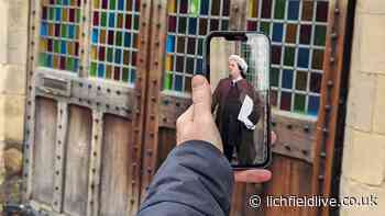 Augmented reality trail brings characters from Lichfield's past to life - Lichfield Live