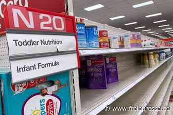 US-Hersteller bedauert dramatischen Engpass bei Babynahrung - freiepresse.de