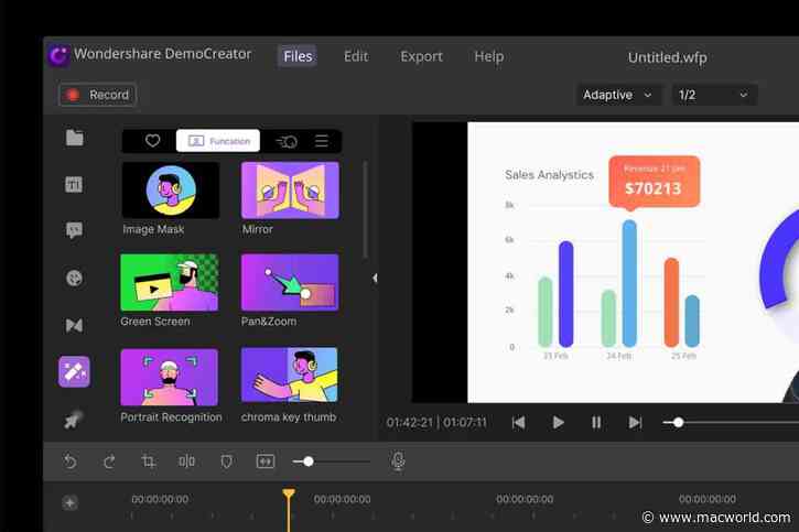 Wondershare DemoCreator does screen capture and editing, all at 30% off