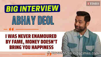 Abhay Deol: I was never enamoured by fame, money doesn’t bring you happiness - Big Interview