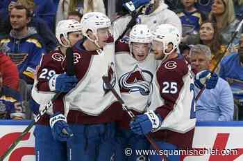 Lehkonen scores two as Avalanche beat Blues 5-2 - Squamish Chief