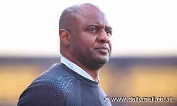 Crystal Palace manager Patrick Vieira says they can show ambition without 'spending crazy money'