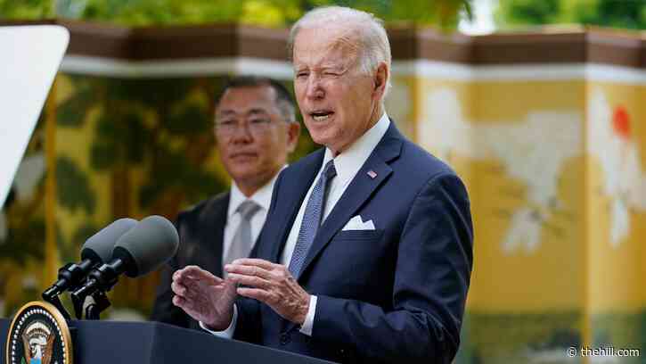 Biden highlights Hyundai investment pledge, saying EVs are good for climate, jobs and business