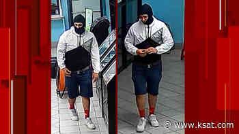 Do you recognize him? Police say he robbed 2 women at gunpoint at a laundromat last month. - KSAT San Antonio