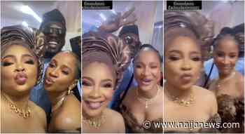 Reactions As Adesua Etomi And Linda Ejiofor Kiss, Beam With Smiles As They Trash Their Beef - Nigeria News
