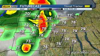 Yellow Alert: Strong storms possible for some towards midday