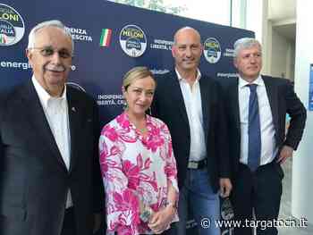 Giorgia Meloni a Cuneo per sostenere i candidati del centrodestra a Cuneo, Savigliano e Mondovì [VIDEO e FOTO] - TargatoCn.it