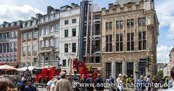 Brandeinsatz in der Altstadt: Feuer in Haus Löwenstein am Aachener Markt