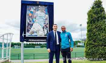 Manchester City unveil permanent tribute to Fernandinho