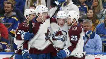 Lehkonen scores two as Avalanche beat Blues 5-2 - CFJC Today Kamloops