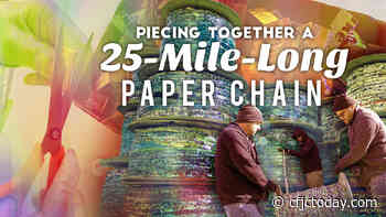 North Carolina Man Crafts 25-Mile-Long Paper Chain - CFJC Today Kamloops