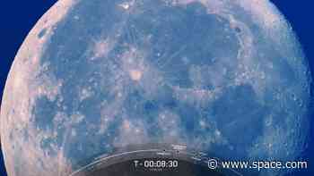 These SpaceX moon and sunrise Starlink satellite launch photos are just incredible