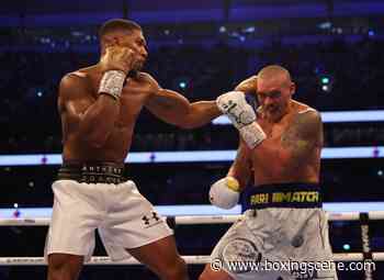 Nelson: Not Impossible Task For Joshua To Beat Usyk, But It's a Tough One - BoxingScene.com
