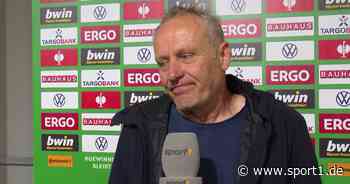 DFB-Pokal: Christian Streich vom SC Freiburg zeigt sich emotional nach Finale - SPORT1