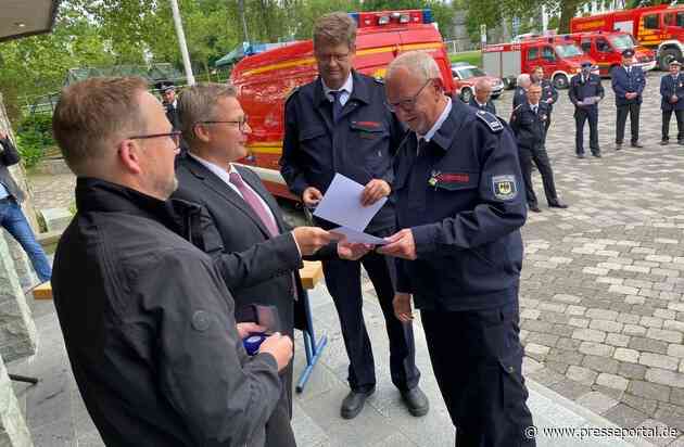 FW Kreis Soest: Landrätin übergibt Feuerwehr- und Katastrophenschutz-Einsatzmedaille an Einsatzkräfte