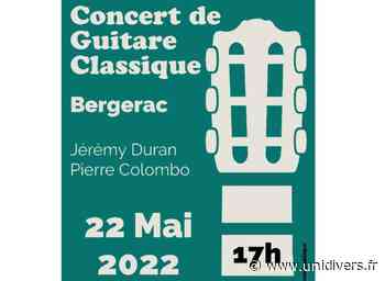 Concert de guitare classique Bergerac dimanche 22 mai 2022 - Unidivers