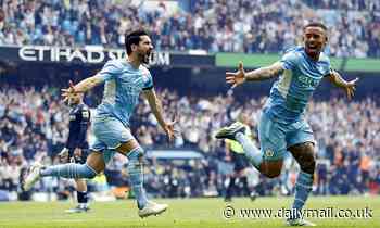 Manchester City win Premier League title after sensational three-goal comeback against Aston Villa