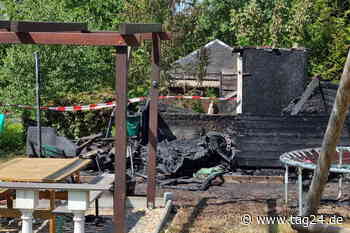 Laube in Chemnitz abgefackelt: War ein alter Fernseher der Grund? - TAG24