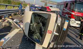 Arluno, un altro incidente in autostrada - La Prealpina