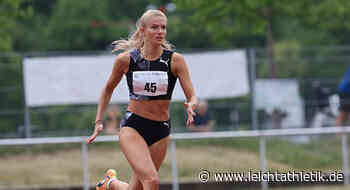 Alica Schmidt verpasst zum Saisoneinstand ihre Bestzeit nur knapp - Leichtathletik