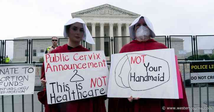 Op-Ed: There's a Dark Irony When Pro-Abortion Activists Dress Up as 'Handmaid's Tale' Characters