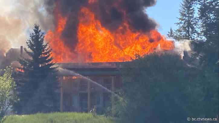 Large fire forces evacuation of Indigenous-owned resort in B.C. Interior