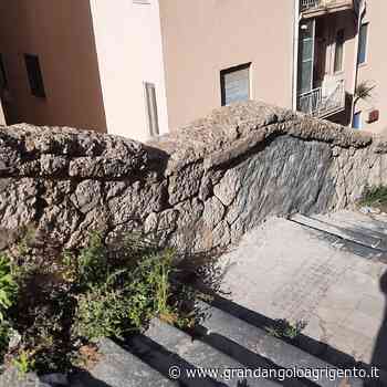 Agrigento, ripristinato il muro della salita Filino - Grandangolo Agrigento