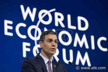 Sánchez presentará en Davos sus planes económicos como acicate a la inversión - Agencia EFE