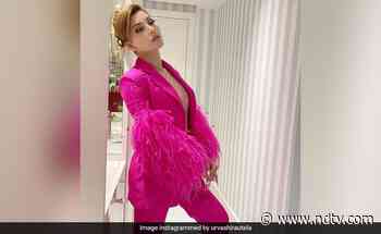 Cannes 2022: Urvashi Rautela Amps Up Her Fashion Quotient In A Hot Pink Pantsuit - NDTV Movies