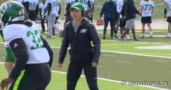 First female offensive coach in the CFL strengthening Riders’ game