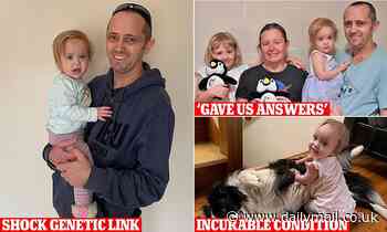 A Sydney dad has told of how he discovered he has Neurofibromatosis after his daughter was diagnosed - Daily Mail