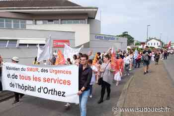Béarn : 300 personnes ont manifesté pour l’hôpital d’Orthez - Sud Ouest