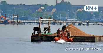 Warum Sandberge in Kiel über die Förde gezogen werden - Kieler Nachrichten