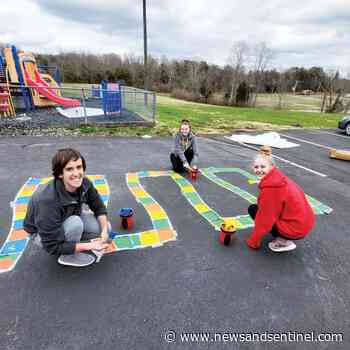 Kappa Delta Pi paints sensory pathways for Jackson County school - Parkersburg News