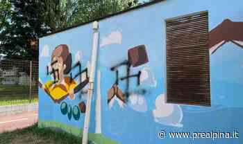 Inveruno, vandali contro il murale dei ragazzi - La Prealpina