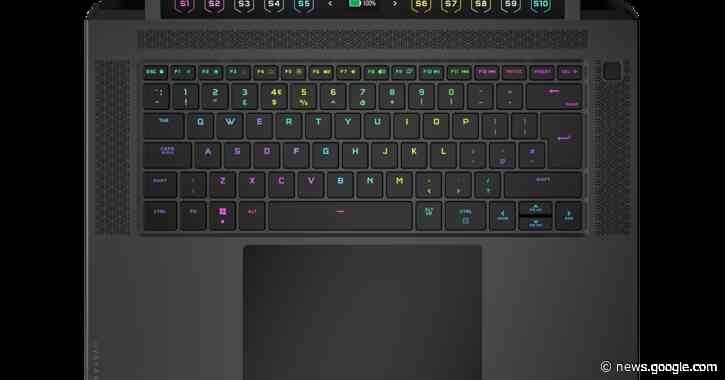 Corsair's first-ever gaming laptop has a touch bar - The Verge