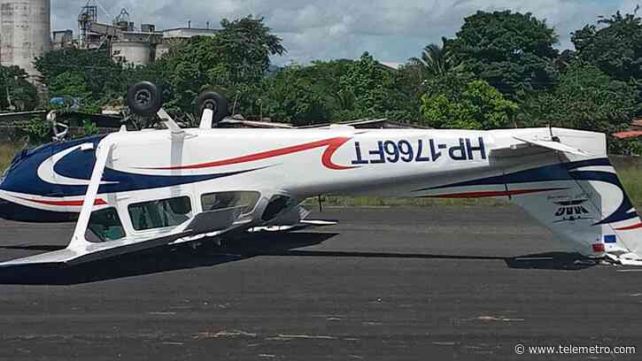 Avioneta Cessna se accidenta en la pista del aeródromo de Calzada Larga - Telemetro