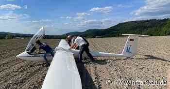 Untersteinach: 17-Jähriger schafft erfolgreiche Notlandung - Segelflieger landet unbeschadet in Feld