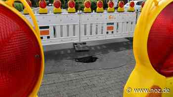 Eine Woche Vollsperrung: Regenwasserkanalisation in Michaelisstraße in Papenburg eingebrochen - NOZ