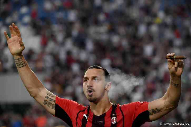 Mit Zigarre: Zlatan Ibrahimovic feiert Meistertitel des AC Milan - EXPRESS