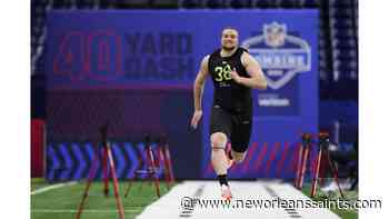 Trevor Penning runs official 4.89-second 40-yard dash at 2022 combine - NewOrleansSaints.com