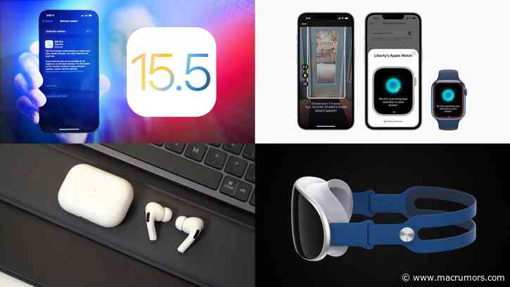 Top Stories: iOS 15.5 Released, Apple's AR/VR Headset Progress, USB-C AirPods?