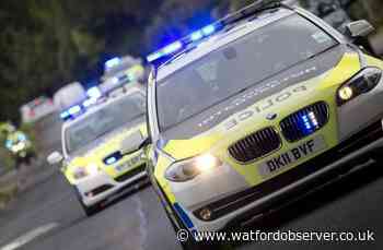 Why was the M25 shut near Rickmansworth on Sunday?